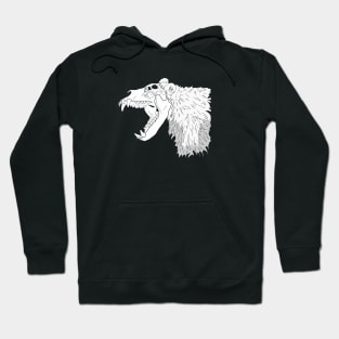 Mutant Bear Greyscale Hoodie